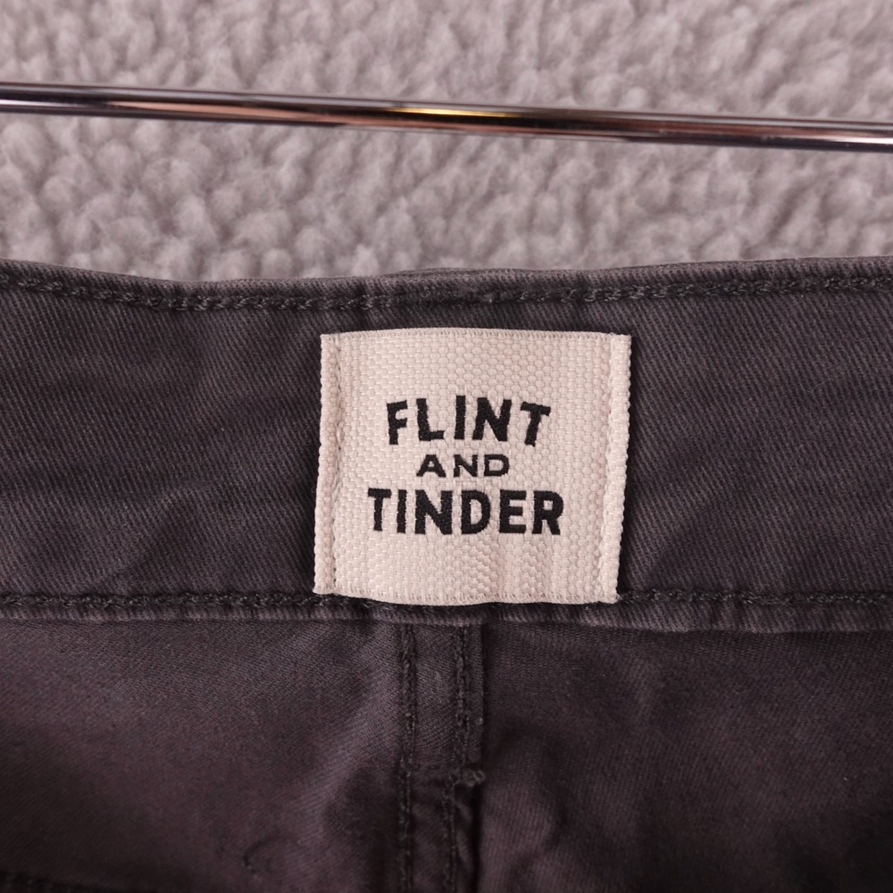 Flint and‎ Tinder 365 Pants Charcoal Grey Athletic Tapered Fit Mens 38x30 NWT - Picture 5 of 11